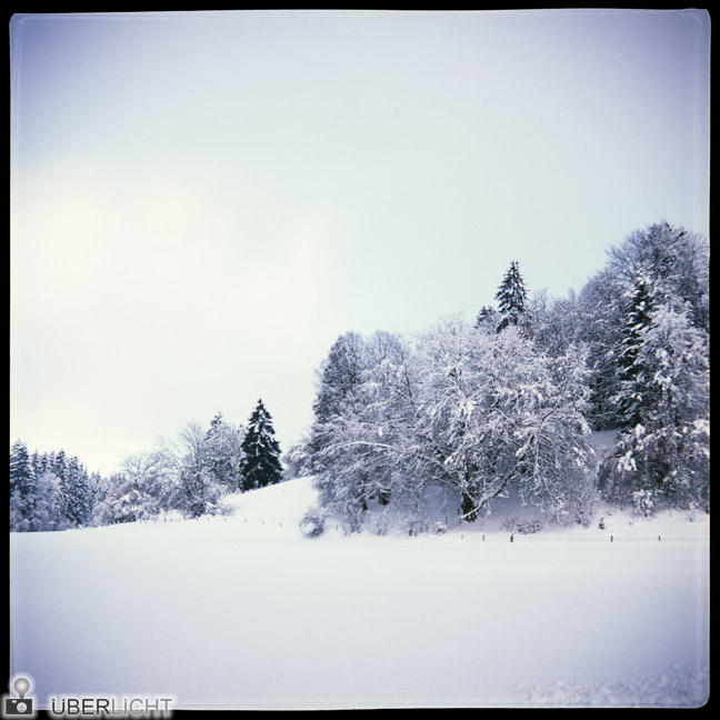 Winterlandschaft Bayern Agfa Click II